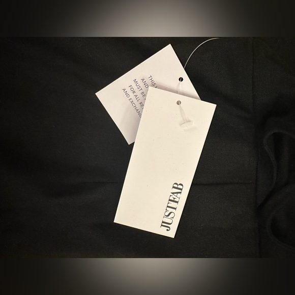 NWT Black Maxi Dress by JustFab. Open back with cross straps. - Picture 2 of 6